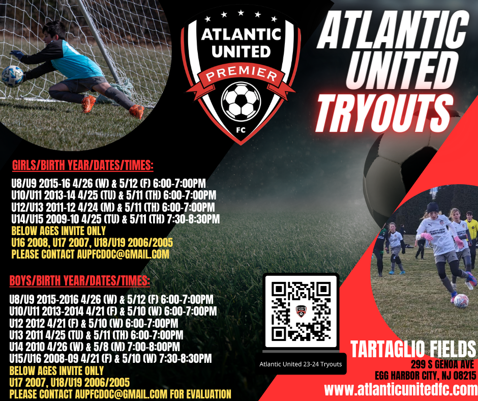 Atlantic United Premier FC, Travel Soccer Club in Galloway, NJ